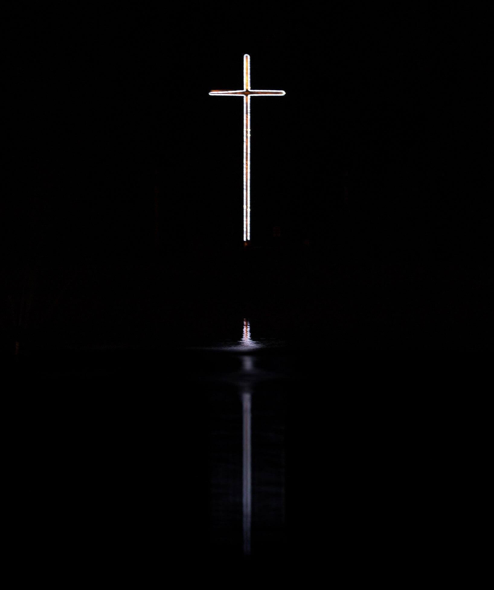 Cross, reflection, Christianity, CHristian, Deconstruction